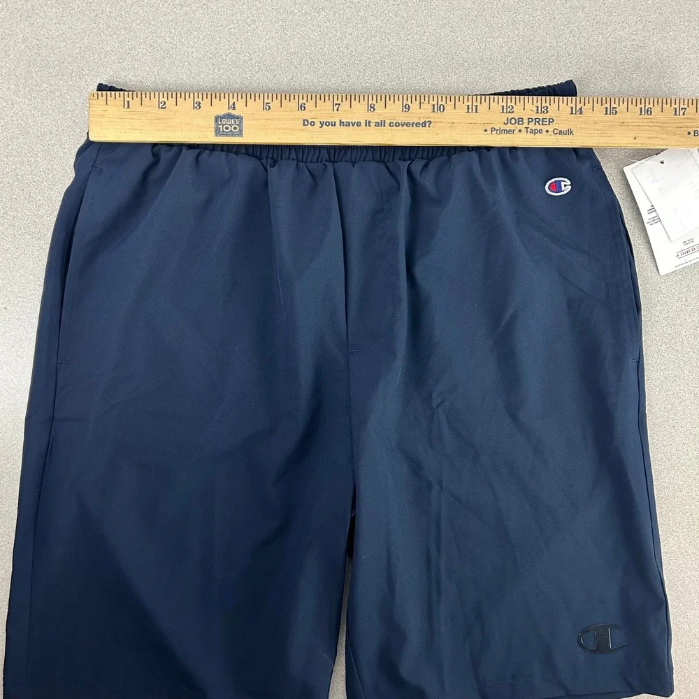 Champion Athletic Shorts Kids XL 18/20 Dark Navy Blue C915SH0607A‎ Stretch